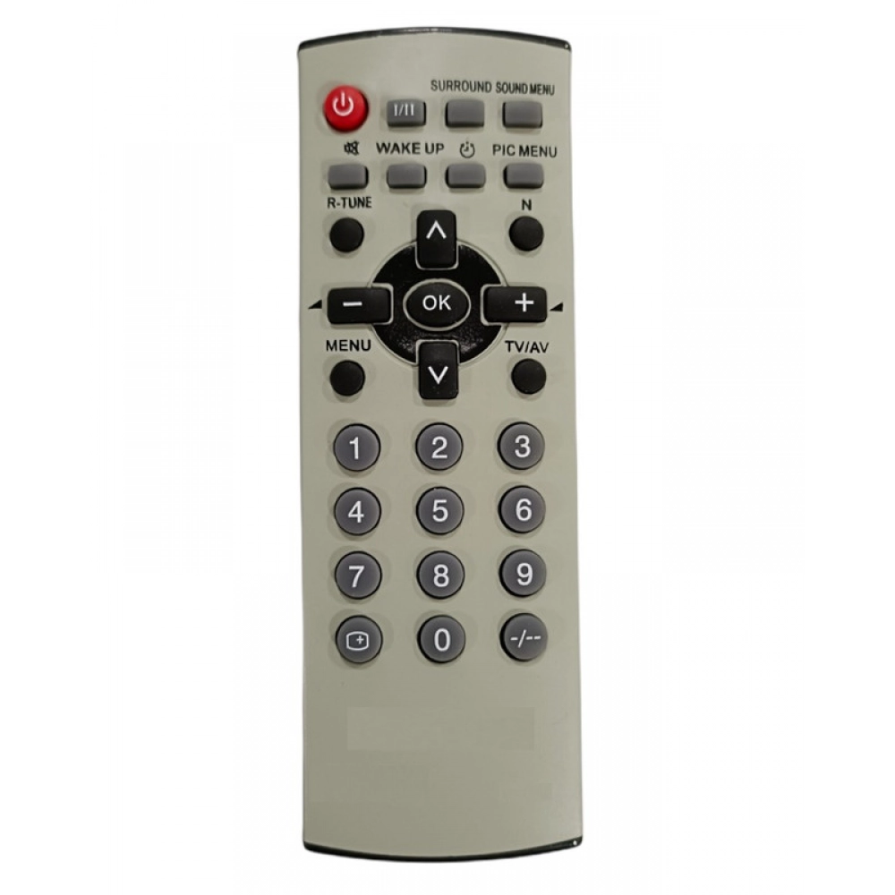 Ecomoye CRT TV Remote No. URC57, Compatible/Replacement for Panasonic CRT TV Remote Control, Grey (Exactly Same Remote will Only Work)