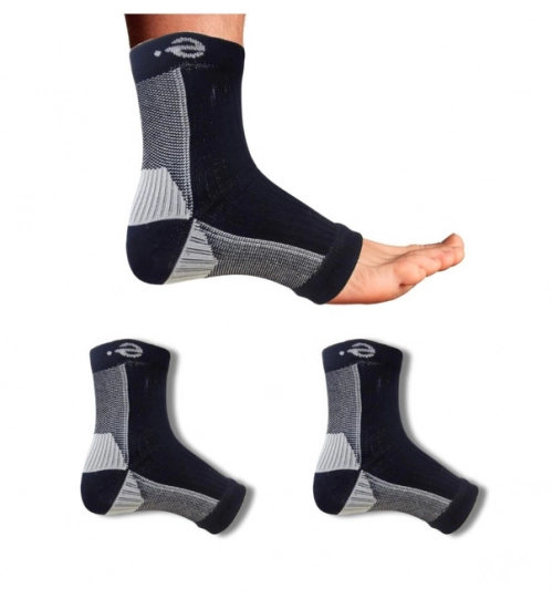 3_Pair Set Unisex Casual Cotton Printed Ankle Length Support Socks (Multicolor)