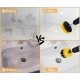 Pack Of 4 Plastic Solid Power Drill Scrub Brush Cleaning Set (Yellow-Black) Pack Of 4 Plastic Solid Power Drill Scrub Brush Cleaning Set (Yellow-Black)