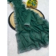 Women's Georgette Stone Work Saree With Unstitched Blouse 5.5Mtr (Green) Women's Georgette Stone Work Saree With Unstitched Blouse 5.5Mtr (Green)