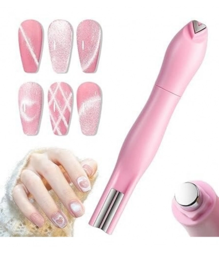 Plastic Solid Magnetic Nail Art Pen Set (Multicolor)