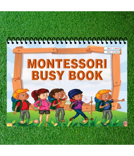 Montessori Busy Book – Early Learning Activity Set (2–4 Years, Multicolor)