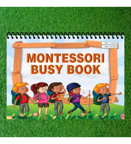 Montessori Busy Book – Early Learning Activity Set (2–4 Years, Multicolor)