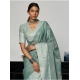 Women's Linen Printed Saree With Unstitched Blouse 5.5Mtr (Sea Green) Women's Linen Printed Saree With Unstitched Blouse 5.5Mtr (Sea Green)