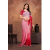 Women's Chiffon Embroidred Saree With Unstitched Blouse 5.5Mtr (Pink) Women's Chiffon Embroidred Saree With Unstitched Blouse 5.5Mtr (Pink)