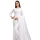 Women's Net Self Design Saree With Unstitched Blouse 5.5Mtr (White) Women's Net Self Design Saree With Unstitched Blouse 5.5Mtr (White)