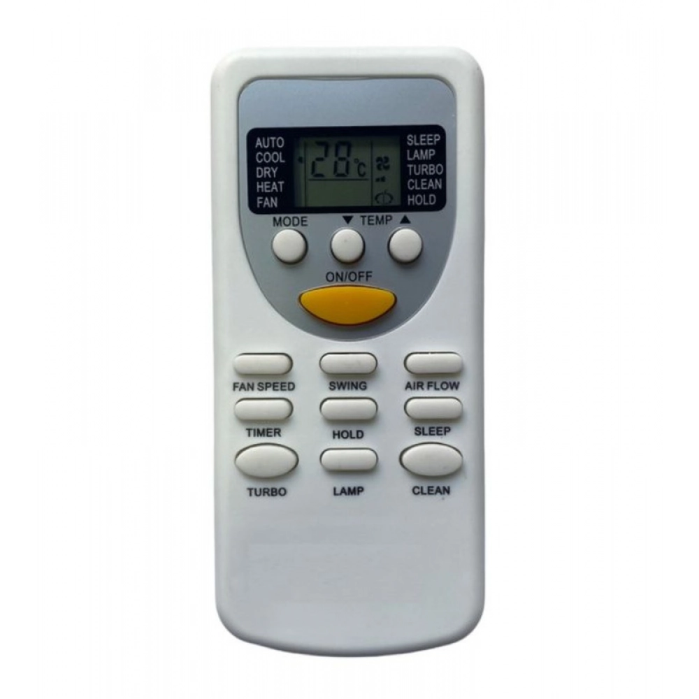 Ecomoye AC Remote No. 49 (No Backlight), Compatible/Replacement for Videocon AC Remote Control, White (Exactly Same Remote will Only Work)
