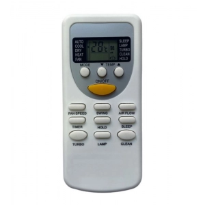 Ecomoye AC Remote No. 49 (No Backlight), Compatible/Replacement for Videocon AC Remote Control, White (Exactly Same Remote will Only Work)