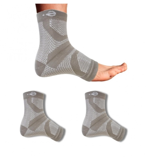 3_Pair Set Unisex Casual Cotton Printed Ankle Length Support Socks (Multicolor)