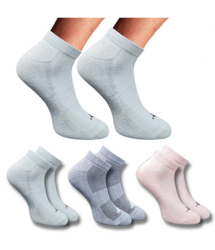 3_Pair Set Unisex Casual Cotton Printed Low Cut Socks (Multicolor)