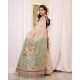 Women's Blended_Cotton Woven_Motifs Saree With Unstitched Blouse 5.5Mtr (Rama_Green) Women's Blended_Cotton Woven_Motifs Saree With Unstitched Blouse 5.5Mtr (Rama_Green)