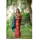 Women's Katan_Silk Zari_Weaving Saree With Unstitched Blouse 5.5Mtr (Maroon)