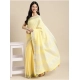 Women's Linen Cotton Printed Saree With Unstitched Blouse 5.5Mtr (Yellow) Women's Linen Cotton Printed Saree With Unstitched Blouse 5.5Mtr (Yellow)