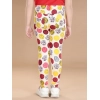 Girl's Cotton Lycra Floral Elasticated Jeggings (Multicolor) Girl's Cotton Lycra Floral Elasticated Jeggings (Multicolor)