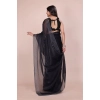 Women's Jimmy choo Embellished Bollywood Saree With Unstitched Blouse 5.5Mtr (Black) Women's Jimmy choo Embellished Bollywood Saree With Unstitched Blouse 5.5Mtr (Black)