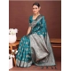 Women's Banarasi Silk Printed Saree With Unstitched Blouse 5.5Mtr (Sea Green) Women's Banarasi Silk Printed Saree With Unstitched Blouse 5.5Mtr (Sea Green)