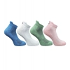 4_Pair Set Unisex Casual Cotton Printed Ankle Length Socks (Multicolor)
