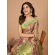 Women's Jacquard Saree With Unstitched Blouse 5.5Mtr (Multicolor) Women's Jacquard Saree With Unstitched Blouse 5.5Mtr (Multicolor)
