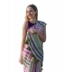 Women's Linen Printed Saree With Unstitched Blouse 5.5Mtr (Pink) Women's Linen Printed Saree With Unstitched Blouse 5.5Mtr (Pink)