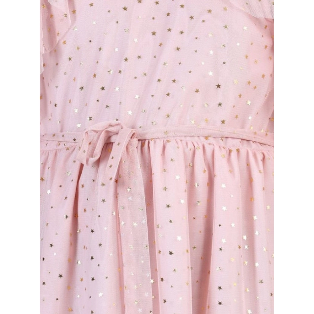 Girl's Net Printed Sleeveless Dress (Blush Pink) Girl's Net Printed Sleeveless Dress (Blush Pink)