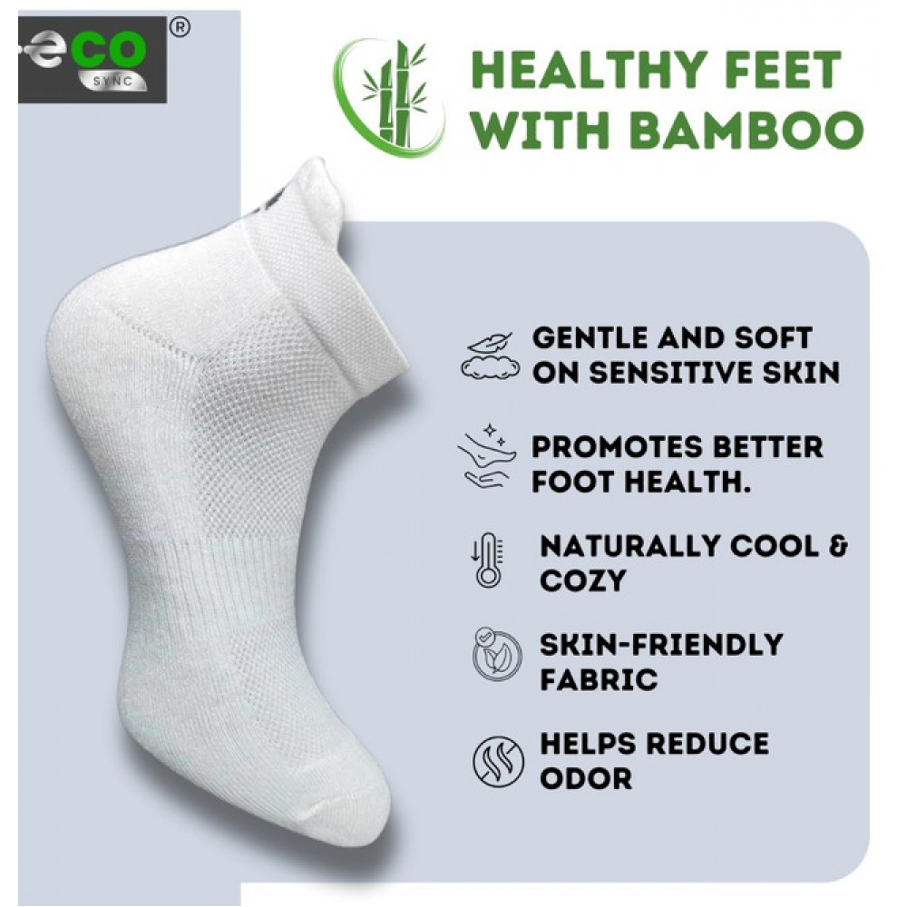 4_Pair Set Unisex Casual Cotton Printed Ankle Length Socks (Multicolor)