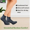 4_Pair Set Unisex Casual Cotton Printed Ankle Length Socks (Multicolor)