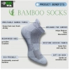4_Pair Set Unisex Casual Cotton Printed Ankle Length Socks (Multicolor)