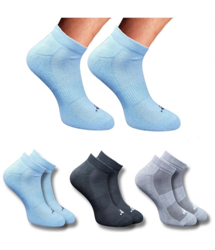 3_Pair Set Unisex Casual Cotton Printed Low Cut Socks (Multicolor)