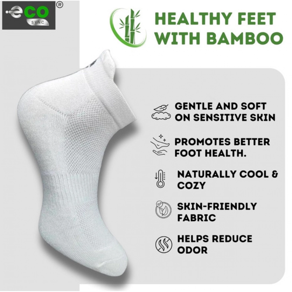 4_Pair Set Unisex Casual Cotton Printed Ankle Length Socks (Multicolor)