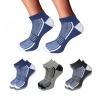 3_Pair Set Unisex Casual Cotton Printed Low Cut Socks (Multicolor)