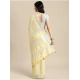 Women's Linen Cotton Printed Saree With Unstitched Blouse 5.5Mtr (Yellow) Women's Linen Cotton Printed Saree With Unstitched Blouse 5.5Mtr (Yellow)