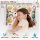 Soft Plush Printed Baby Infant Pillow for Kids Age 1 To 5 Years (Multicolor)