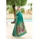 Women's Silk Blend Paithani Weaving Saree With Unstitched Blouse 5.5Mtr (Green)