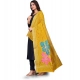 Women's chanderi silk Printed Dupatta (Yellow, Length: 2 Mtr) Women's chanderi silk Printed Dupatta (Yellow, Length: 2 Mtr)