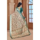 Women's Printed Cotton Linen Saree withPrinted Saree With Unstitched Blouse (Green, 5-6Mtrs) Women's Printed Cotton Linen Saree withPrinted Saree With Unstitched Blouse (Green, 5-6Mtrs)