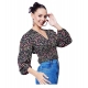 Women's Polyester Floral Long Sleeves Top (Multicolor) Women's Polyester Floral Long Sleeves Top (Multicolor)