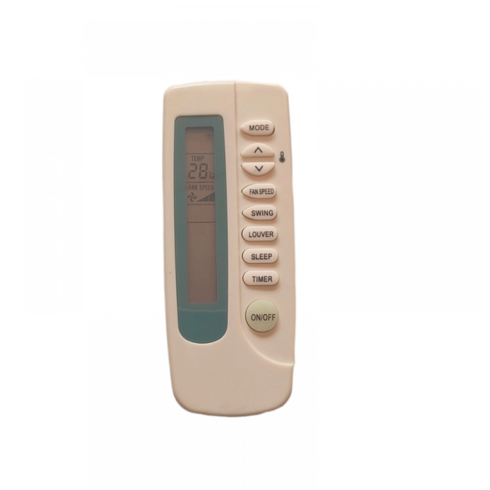 Ecomoye AC Remote No. 66 (No Backlight), Compatible/Replacement for Azure AC Remote Control, White (Exactly Same Remote will Only Work)