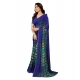 Women's Georgette Printed Saree With Unstitched Blouse 5.5Mtr (Blue) Women's Georgette Printed Saree With Unstitched Blouse 5.5Mtr (Blue)