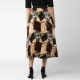 Women's Satin Pleated Elasticated Skirt (Multicolor) Women's Satin Pleated Elasticated Skirt (Multicolor)