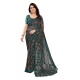 Women's Georgette Printed Saree With Unstitched Blouse 5.5Mtr (Green) Women's Georgette Printed Saree With Unstitched Blouse 5.5Mtr (Green)