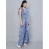 Women's Casual Crepe Sleeveless Dress (Grey)