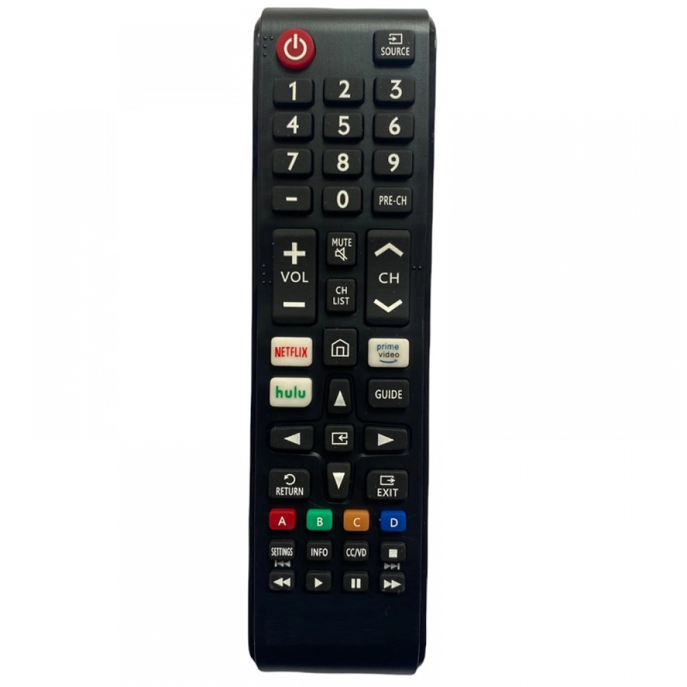 Ecomoye Smart TV Remote No. 624 (No Voice) with Netflix Function , Compatible/Replacement for Samsung Smart TV LCD/LED Remote Control, Black (Exactly Same Remote will Only Work)