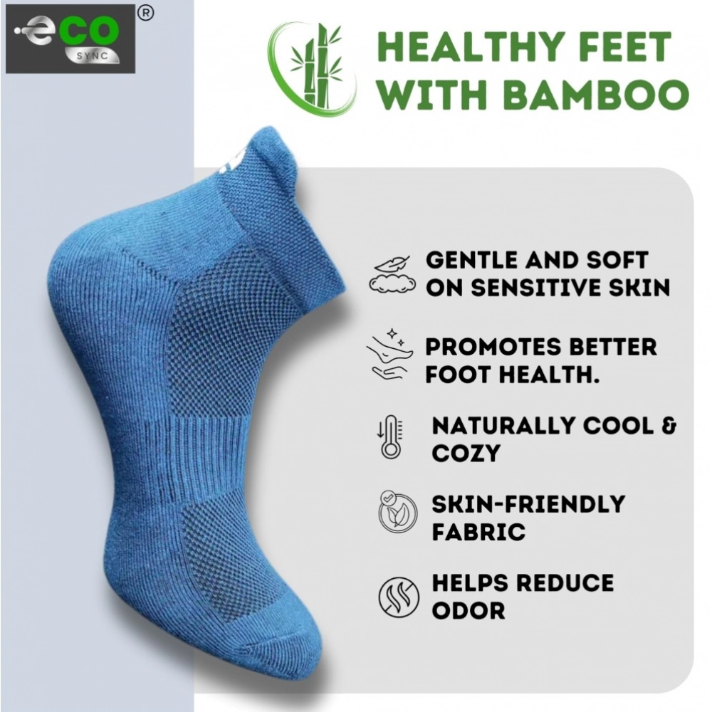 4_Pair Set Unisex Casual Cotton Printed Ankle Length Socks (Multicolor)