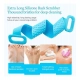 Pack Of 2_Silicone Bath Scrubber Belt – Dual-Sided Exfoliating Body Cleaning Strap (Color: Assorted )