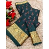 Women's Digital Dolla Silk Printed Saree With Unstitched Blouse 5.5Mtr (Green) Women's Digital Dolla Silk Printed Saree With Unstitched Blouse 5.5Mtr (Green)