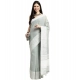 Women's Linen Printed Saree With Unstitched Blouse 5.5Mtr (Sea Green) Women's Linen Printed Saree With Unstitched Blouse 5.5Mtr (Sea Green)
