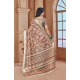 Women's Printed Cotton Linen Saree withPrinted Saree With Unstitched Blouse (Brown , 5-6Mtrs) Women's Printed Cotton Linen Saree withPrinted Saree With Unstitched Blouse (Brown , 5-6Mtrs)
