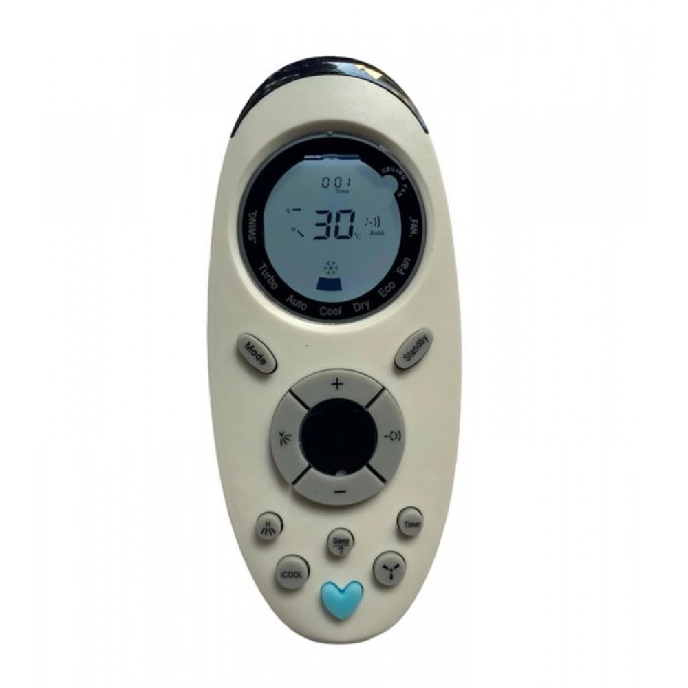 Ecomoye AC Remote No. 143B (with Backlight), Compatible/Replacement for Onida AC Remote Control, White (Exactly Same Remote will Only Work)