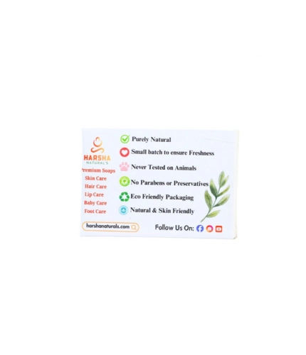 Pack Of_2 Harsha Naturals - Orange Soap (100GM)