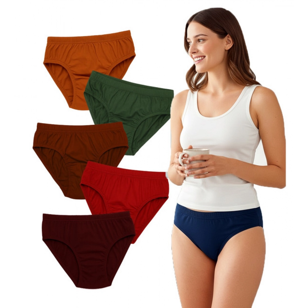 Pack of_6 Women's Cotton Solid Hipster Panty (Multicolor) Pack of_6 Women's Cotton Solid Hipster Panty (Multicolor)